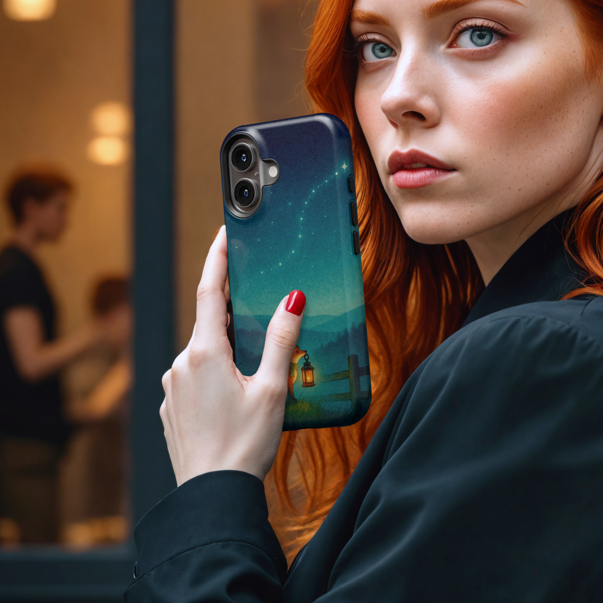 Magical Night Fox MgaSafe Tough Cover for iPhone and Samsung